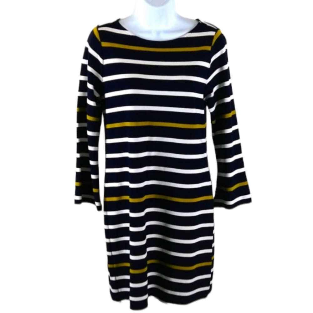 Ann Taylor striped shift dress